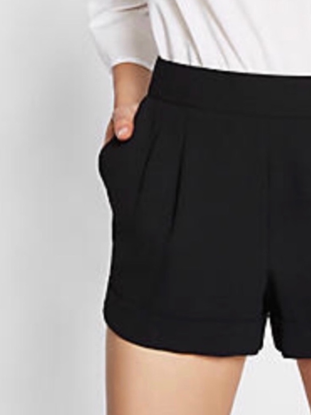 Women’s Tailored Black Shorts